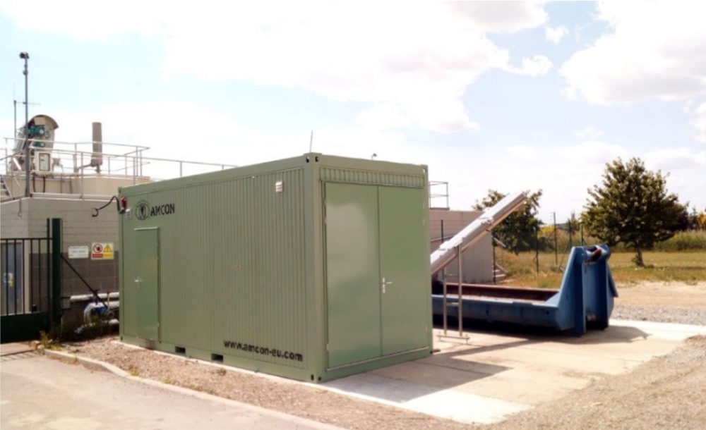 Containerized Solution: Waste Activated Sludge Dewatering in 4 820 PE WWTP