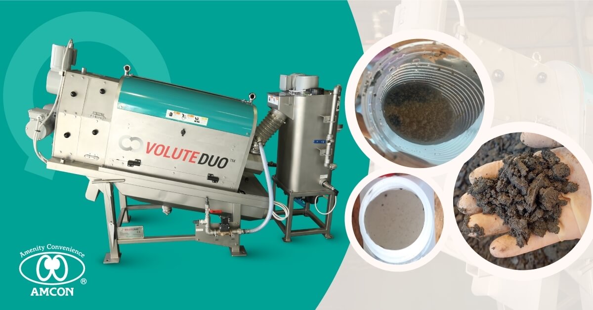 Tackling highly inorganic and greasy primary sludge from glass bottle manufacturing to significantly reduce sludge disposal costs with VOLUTE DUO™