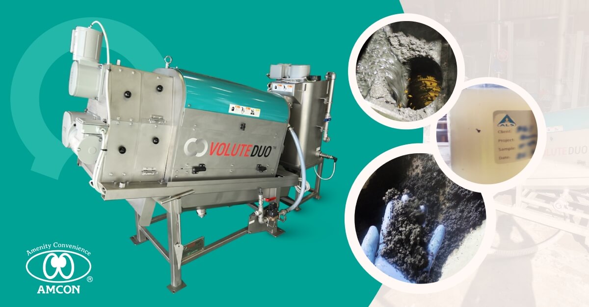 Optimized sludge dewatering for PET bottle recycling using VOLUTE DUO™​